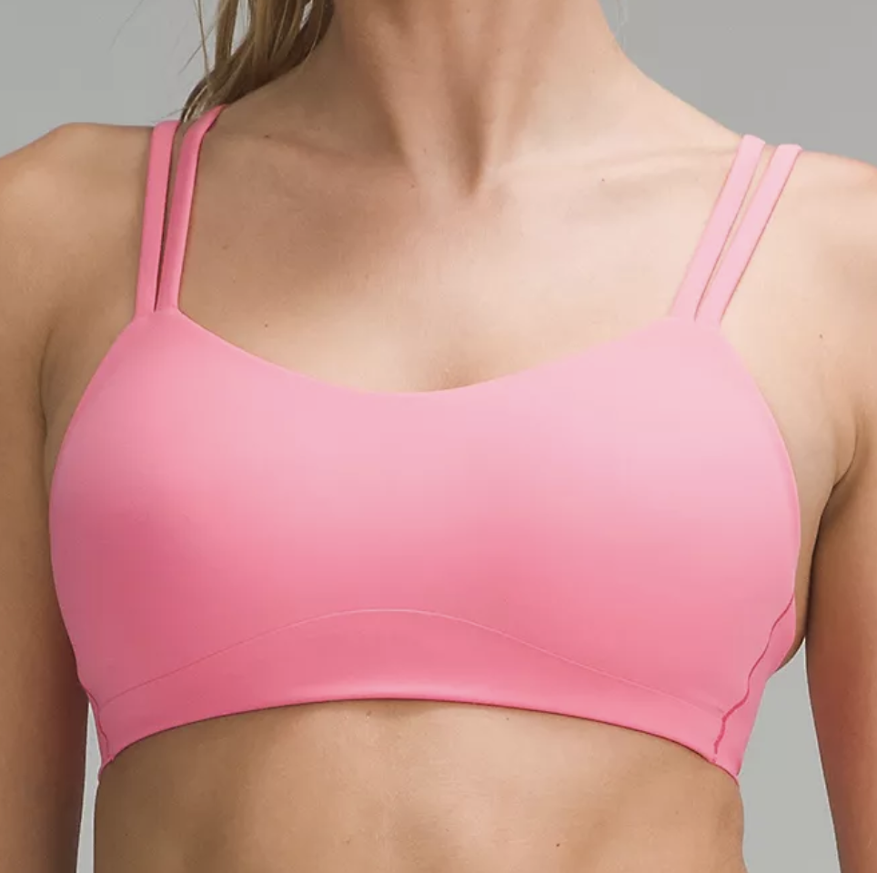 lululemon's like a cloud bra that is easy to get on and off